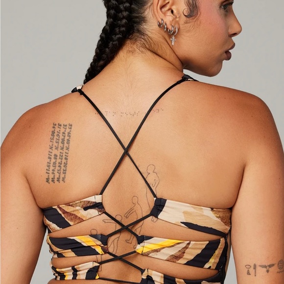 Wildcat Strappy-Back Tank/Sports Bra by Savage X Fenty, Size S - Picture 4 of 4